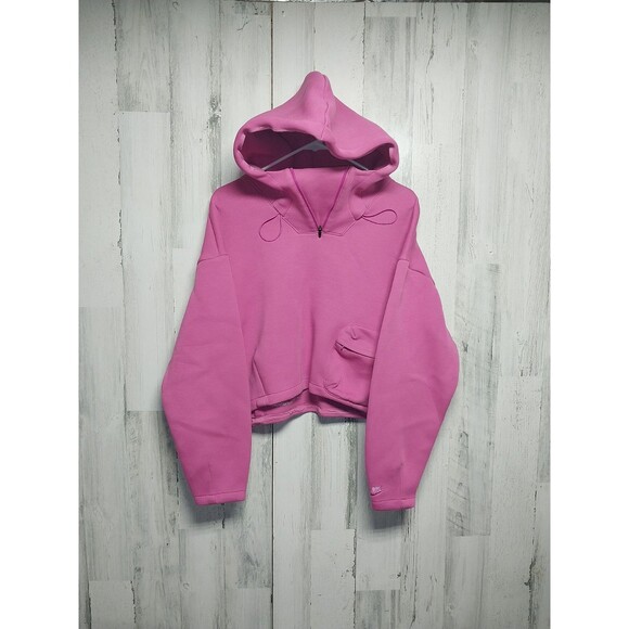 Nike Sportswear Therma-FIT ADV Tech Pack Women's Size Large Hoodie Pink Embroid - Picture 1 of 8